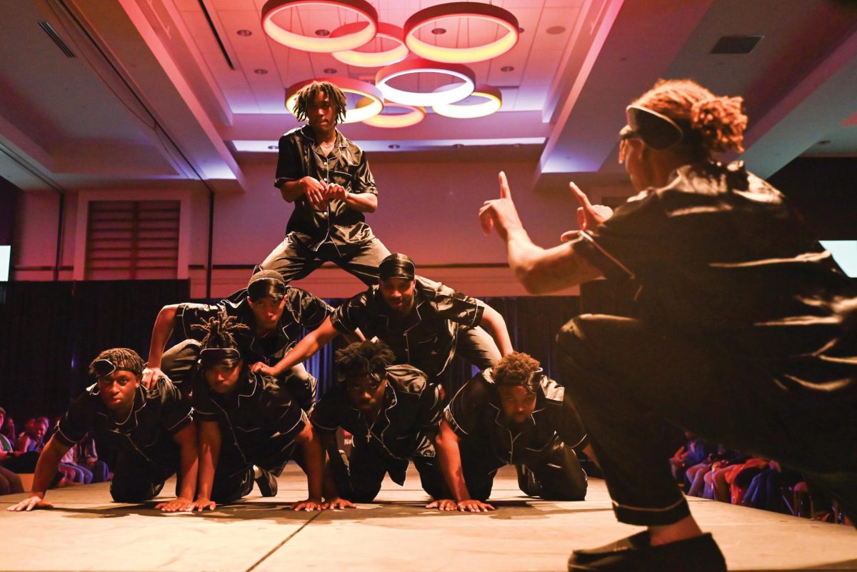 Kappa Alpha Psi in the third act of the NPHC and BSB 2025 Stroll Off