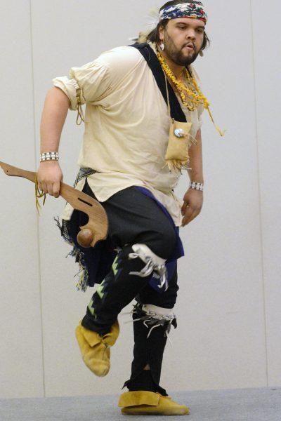 Dancer at Native American culture night