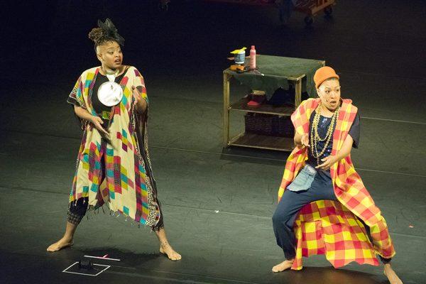 Dancers at the Urban Hair Show