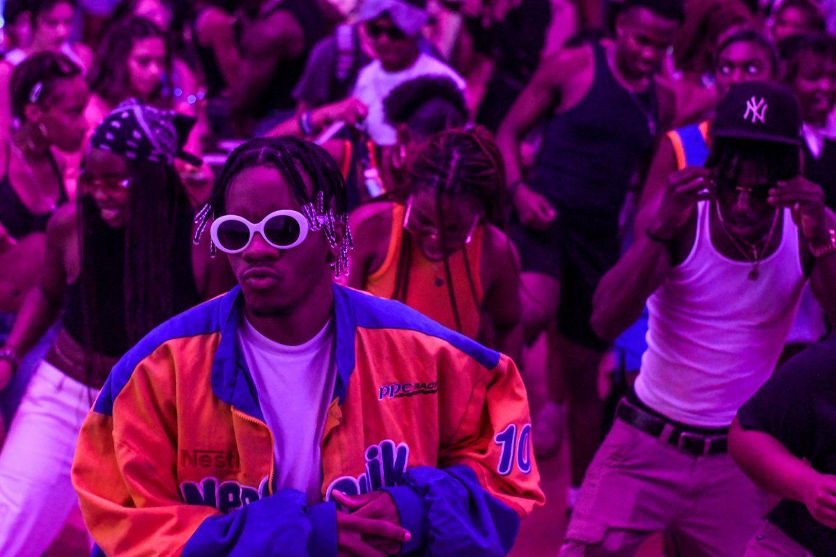 Students rock to the music during the Y2K Fest hosted by the Black Students Board on Thursday, Sept. 15, 2022 in Talley Student Union. Y2K Fest was an ode to the 2000's with fashion, games, and music from the decade.