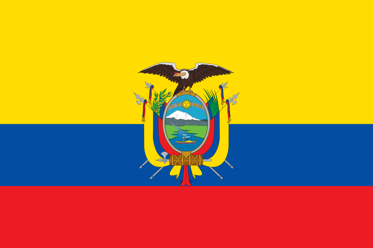 Image of Ecuadorian flag from Creative Commons