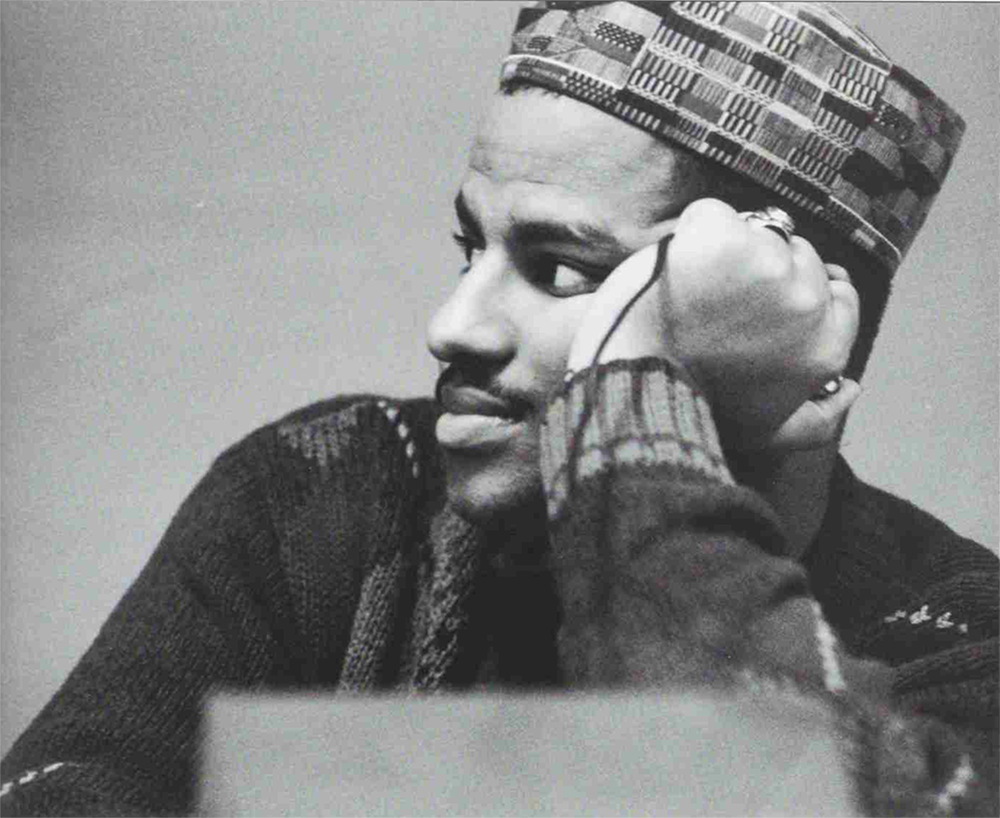 A photo of Tony Williamson, a founding member and the first Editor-In-Chief of The Nubian Message. Williamson served in his roll from 1992-1994, but he tragically passed away before completing his second term.