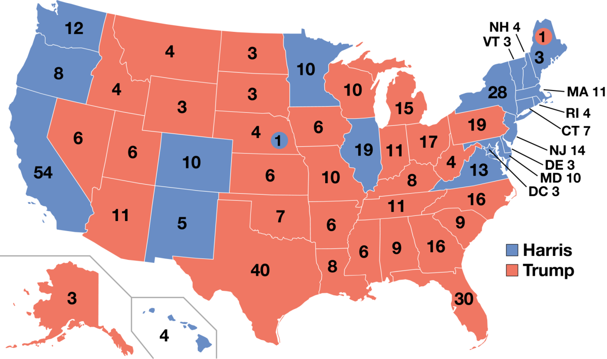 Image of electoral college results from Creative Commons