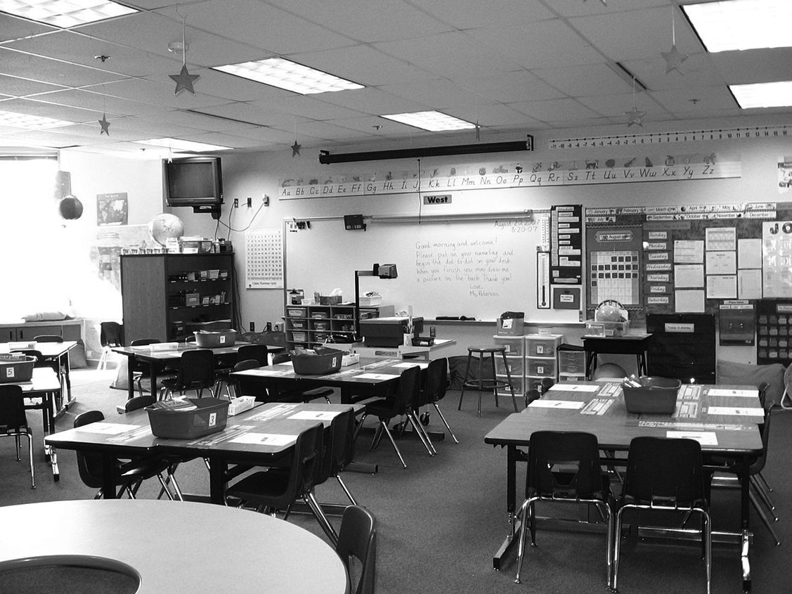 Photo of elementary school classroom in Alaska, U.S. from Creative Commons