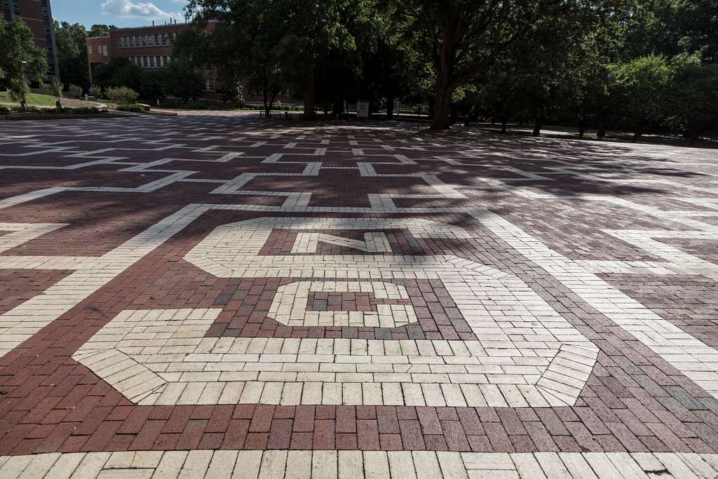 Image of NC State's brickyard from Creative Commons