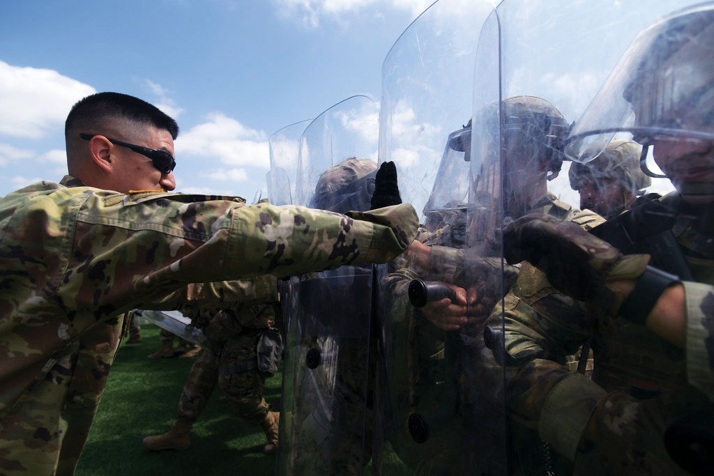 The National Guard deployed in Los Angeles